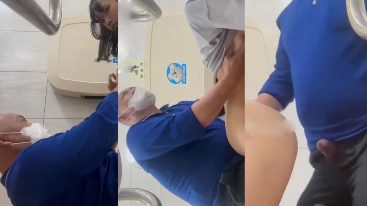 光头叔公共厕所草小母狗