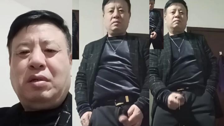 YE西装大叔视频聊骚撸鸡射精