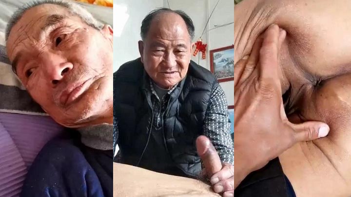 几个农村老头为了钱表演搞基